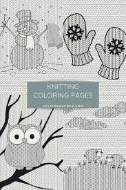 Free printable adult coloring pages. Printable Coloring Pages For Yarn Lovers With A Knitting Theme