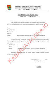 Surat keterangan kematian dari desa atau kelurahan setempat. Contoh Surat Keterangan Kematian Ternak Contoh Surat