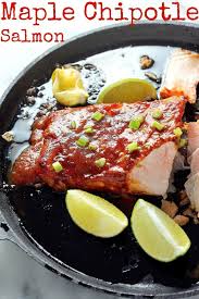 20 Minute Baked Salmon With Maple Chipotle Sauce Baker By Nature Recipe Recipes Healthy Dinner Recipes Baked Salmon