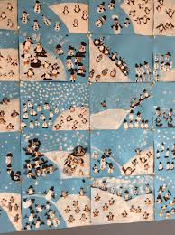 Leuk Met Vingerverf Gemaakt Door Groep 6 Knutselen Winter Groep 3 Knutselen Noordpool Winter Knutselen