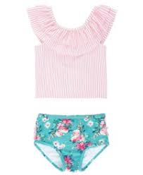 Ruffle Baby Swimsuits Infant Girls Bikini One Piece
