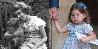 Proof that princess charlotte is the spitting image of queen elizabeth. 15 Princess Charlotte And Queen Elizabeth Ii Photos Cute Royal Family Pictures