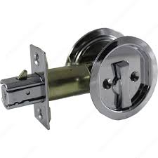Our pocket door kit offers an innovative sliding door solution whereby the door slides into a cavity wall. Pocket Door Pull Round Richelieu Hardware