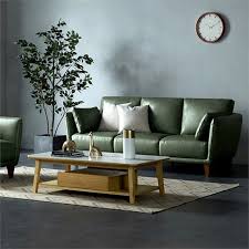 Dark Green Leather Sofa Suppliers