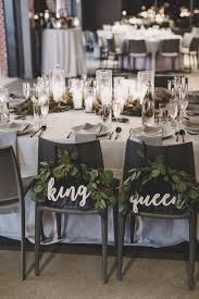 Bride And Groom Chair Signs Wedding Decor Elegant Minimalist Wedding Decor Modern Wedding Decor