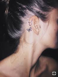 Nayema Behind Ear Tattoos Back Ear Tattoo Small Tattoos