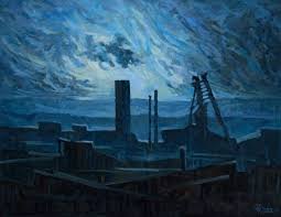 It is the biggest city of ukraine, which is not a regional center, a large industrial. Sulfuric Glow Over The Krivoi Rog Painting By Epimitreus Artmajeur