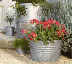 10 best flower planters of june 2021. 10 Easy Pieces Zinc Barrel Planters Gardenista