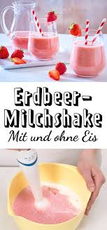 Erdbeer Milchshake Selber Machen So Geht S Lecker Milchshake Erdbeer Milchshake Milchshake Selber Machen