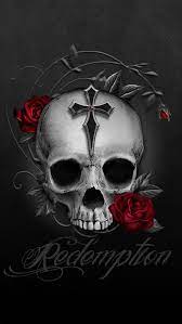Cross Skull And Roses Skull Artwork Sugar Skull Artwork Skull Art