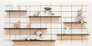 Build up shelves using the same size plywood panels and lumber with simple square cuts. Modular Wall Mounted Shelving Charles Shelves