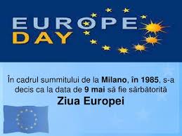 În fiecare an, de ziua europei (9 mai) sărbătorim pacea și unitatea în europa. Ziua Europei