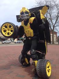 Transformers Costume That Actually Drives Craziest Gadgets Transformer Costume Transformer Halloween Costume Crazy Halloween Costumes