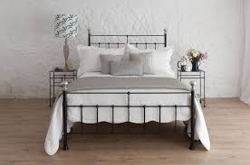 Classic and modern wrought iron beds from single to king size. I Love The Simplicity Of This Wrought Iron Bed Iron Bed Wrought Iron Bed Frames Iron Bed Frame