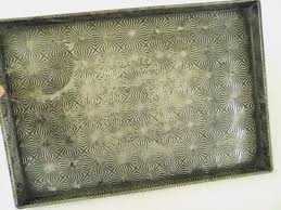 Vintage Ovenex Cookie Sheet Jelly Roll Starburst Pan N 10dl 16 Made Usa Bakeware Old Ovenex Baking Starburst Pattern Baking Tray Cookie Sheet Tray Bakes Starburst