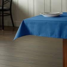 Intedge 36 X 36 Square Light Blue 100 Polyester Hemmed Cloth Table Cover