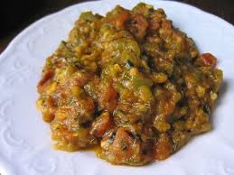 Turkish Roasted Eggplant Salad Recipe Recipe Aubergine Recipe Moroccan Cooking Recipes