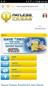 Prepaid electricity is an easy way to be a texas electricity customer. Payless Power Texas Android App Download Payless Power Texas For Free