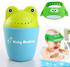 Baby shower cap, 3pcs set adjustable silicone shampoo bath cap safety visor bathing hat and baby brush, protection bath cap for baby infants toddlers kids children 3.8 out of 5 stars 9 $9.99 $ 9. Baby Bath Rinser By Baby Rocket Free Baby Shower Cap The Funniest Baby Bath Set Blue Brrc0001 Buy Online At Best Price In Uae Amazon Ae