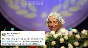 Dr apj abdul kalam was an aerospace scientist who also served as the 11th president of india (from 2002 to 2007) and was widely regarded as the 'peopl. You Continue To Be An Inspiration Twitterati Pay Homage To Dr Apj Abdul Kalam On His Third Death Anniversary Trending News The Indian Express