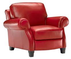 Red Italian Leather Armchairs From Natuzzi Red Leather Chair Red Leather Couches Leather Armchair