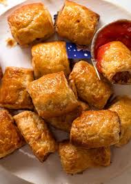 You just whack them in the oven whenever you feel like and bang! Sausage Rolls Recipetin Eats