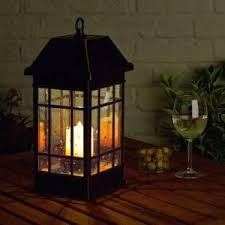 Smart Solar San Rafael Ii Mission Solar Pillar Candle Lantern In Antique Bronze 3960kr1 The Home Depot Solar Lanterns Solar Powered Lanterns Solar Landscape Lighting