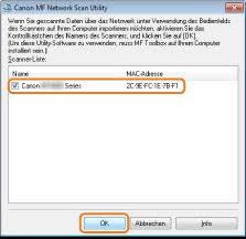 The primary executable is named mfscanutility.exe. Registrieren Des Scanners In Mf Network Scan Utility Canon Imagerunner 2202n Anwenderhandbuch