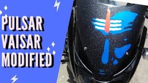 How To Do Stickering For Pulsar Doom Remodelling Of Old Bajaj Pulsar 150 Cc Bike Neelu Arts