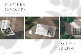 Flowers Mockup Kit Scene Creator Scene Creator Create Your Own Image Social Media Template