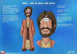 Obed - son of Boaz and Ruth character design sheet | Bible Cartoons