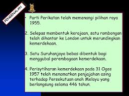Rombongan menuntut kemerdekaan malaya ini diketuai oleh y.t.m. Ppt Kemerdekaan Negara 31 Ogos 1957 Powerpoint Presentation Free Download Id 4508930