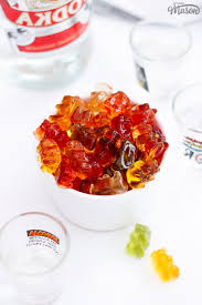 It's a fun party snack and it's really easy to make! How To Make Vodka Gummy Bears Easy Picture Recipe Kitchen Mason