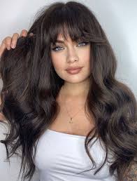 This will have more of a subtle tapering effect, rather than a severe bang. Cute Haircuts And Hairstyles With Bangs Long Natural Looking Hair With Bangs