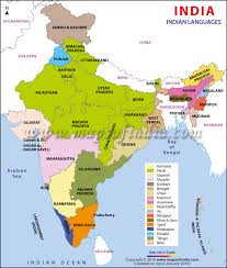 languages in india map scheduled languages states