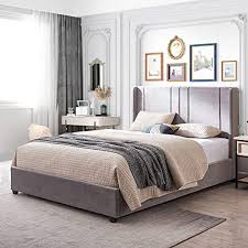 We did not find results for: Buy Smile Back Tufted Queen Size Platform Bed Frame With Wingback Headboard Mattress Foundation No Box Spring Needed Easy Assembly Light Grey Queen Online In Indonesia B08yfbycgb
