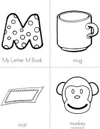 My Letter M Mini Book Mini Books Book Letters Lettering