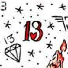 Lucky Number 13 Lucky Day Friday The Thirteenth I M Getting This Tattoo When My Birthday Falls On Friday Lucky Tattoo Birthday Tattoo Friday The 13th Tattoo
