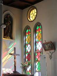 秋の空 満喫の旅 津和野カトリック教会 que sera sera カトリック教会 教会 ステンドグラス ステンドグラス