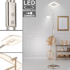 Led Stand Lampe Decken Fluter Flexibel Dimmbar Wohnzimmer Boden