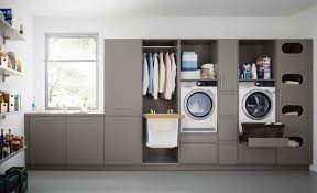 Typically, utility rooms incorporate a sink area with a tap that includes a rinse to help with heavy duty cleaning jobs. Make Everyday Tasks Simple With These Utility Room Storage Ideas Utility Room Storage Basement Laundry Room Laundry Room Storage