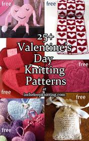 The square is worked in two colors. Valentine S Day Knitting Patterns In The Loop Knitting