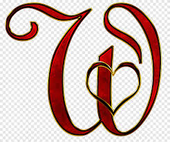 Free for commercial use ✓ no. Red And Brown W With Heart Illustration Valentine Capital Letter W Alphabet Png Pngegg