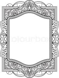 Digital wedding invitation video dwv text slideshow youtube. Ethnic Template For Design Wedding Stock Vector Colourbox