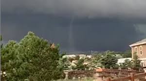 Tornado warning and the tornado is headed right for the highway! Photos And Videos Severe Weather Including A Tornado And Flooding Hit El Paso County Thursday