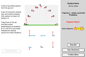 Trajectory Angle Launched Projectiles Concept Builder A Numerical Approach To Projectile Motion Include Activities Projectile Motion This Or That Questions