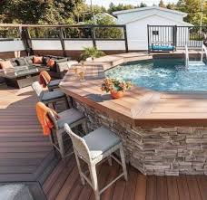 Border For Pool In 2020 Backyard Pool Diy Outdoor Bar Backyard