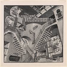 Maurits cornelis escher created unique and fascinating works of art that explore and exhibit a wide range of mathematical ideas. Mc Escher Exhibition Headlines The National Gallery Of Victoria In Summer 2018 Abc News