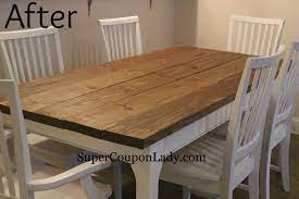 Diy Project Refinishing Dining Room Table Chairs Super Coupon Lady Dining Room Table Dining Room Table Chairs Kitchen Design Diy