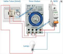 Cara setting timer digital thc15a dan sambungan kabel. Rangkaian Timer Theben Bisa Diatur Manual Otomatis Dengan Mudah